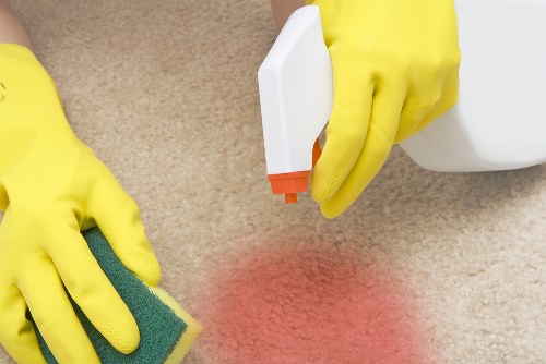 Illustration of cookie use for a carpet cleaning website